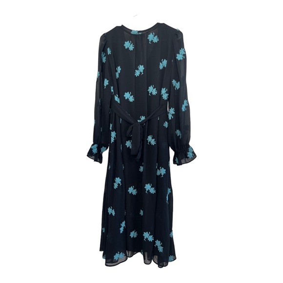 NWT Topshop Idol Embellished Floral Midi Dress Size 8 MSRP $125 - Picture 3 of 7